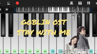 Goblin OST Stay With Me by Chanyeol (EXO) And Punch||Perfect Piano Tutorial