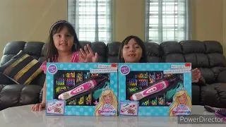 Barbie fashion hair beader with Jasmeen and Cameellia