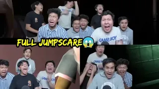 Momen Jumpscare Windah Basudara,Prince Fandi,Mic Marcel,Dan Crispy Cendy Dalam Bermain Game Horor