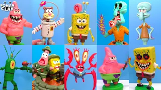 All SpongeBob characters with Clay ► Roman Clay Tutorial