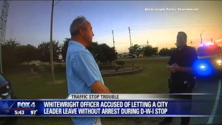 Whitewright police officer fired for releasing city leader after DWI stop