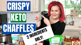 How to make CRISPY KETO CHAFFLES (HOW TO MAKE THE PERFECT CHAFFLE!)