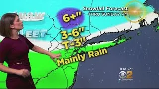 Sunday's Forecast Calls For Messy Wintry Mix