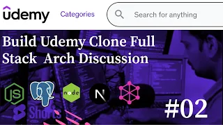 Udemy Clone Full Stack App development #02 (Architecture Discussion) #microservices #react