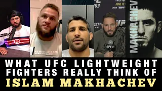 What surging UFC Lightweight fighters really think of Islam Makhachev #UFC #ufc280