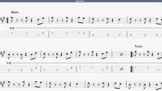 Ben E. King - Stand By Me (bass tab)