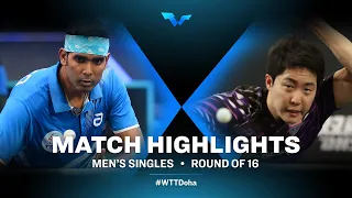 Sharath Kamal Achanta vs Lim Jonghoon | MS | WTT Contender Doha 2022 (R16)