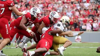 2023.09.09 #10 Notre Dame Fighting Irish at NC State Wolfpack Football