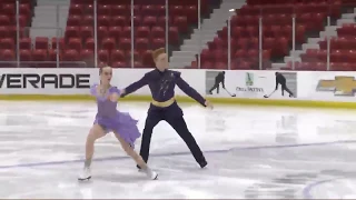 Nadiia Bashynska/Peter Beaumont 2019 Lake Placid Ice Dance International RD