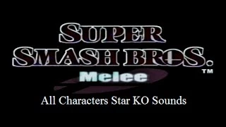 Super Smash Bros Melee Star KO Sounds