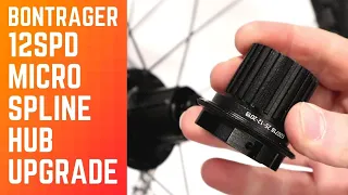 HOW TO install MICRO SPLINE Freehub on Bontrager Wheels - Works on Any Rapid Drive Hub