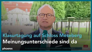 Erhard Scherfer zur Klasurtagung auf Schloss Meseberg am 30.08.22