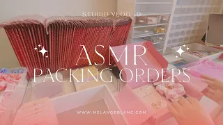 vlog #9 | asmr packing orders | order packing for small jewelry business | no talking | real time