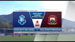 Premier Interschools | Paarl Boys High vs Paul Roos Gymnasium