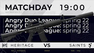 Duo FastCup | Day 3 – SaiNts vs Heritage