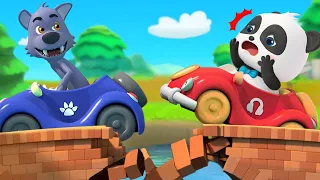 London Bridge is Falling Down | Car Cartoon | Cartoon for Kids | BabyBus - Cars World