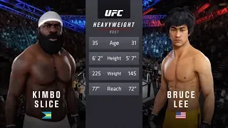 Kimbo Slice vs. Bruce Lee (EA Sports UFC 3) - CPU vs. CPU
