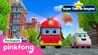 [Episódio.1] Ao Resgate 🚨 | Super Time de Resgate | Pinkfong, Bebê Tubarão! Canções para Crianças