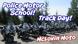 Police Motor School BMW R1200RT Track Day! Braking and Cornering!