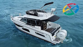 Jeanneau Merry Fisher 1095 Flybridge - walk through and sea test