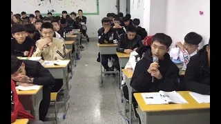 The most honest student were called to sing a song, and the whole class was shocked when he singing