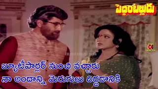 GRILS WENT TO BEAUTY PARLOUR FOR MASTER | PEDDINTALLUDU | SUMAN | NAGMA | MOHAN BABU | VANISRI