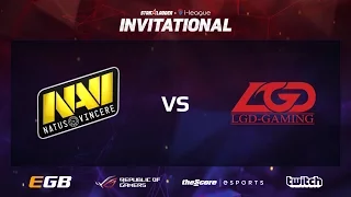 Na'Vi vs LGD, Game 1, SL i-League Invitational, Day 3