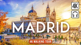 MADRID, Spain 4K Walking Tour - Captions & Immersive Sound [4K Ultra HD/60fps]