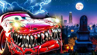 The Story of CURSED Lightning McQueen in GTA 5 will TRIGGER YOU!