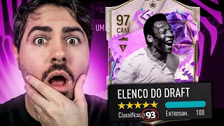 HISTÓRICO! PELÉ 97 E 93 DE CLASSIFICAÇÃO! O DRAFT DOS SONHOS! EA SPORTS FC 24