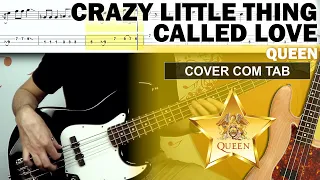 Crazy Little Thing Called Love | Bass Cover with Tabs | QUEEN