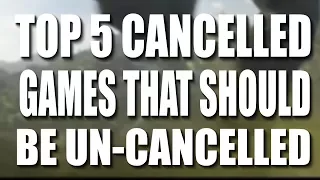 Top 5 Cancelled Games That Should Be Un-Cancelled | Jordan H.J.