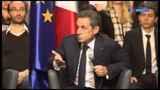 Nicolas Sarkozy échange avec les Franciliens à Vélizy-Villacoublay