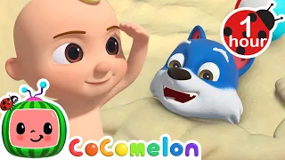 Animal Beach Song 🏖️ CoComelon JJ's Animal Time | Nursery Rhymes and Kids Songs | After School Club