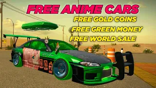 how to get free anime cars in car parking multiplayer