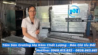 Tấm sàn grating mạ kẽm chất lượng cao, báo giá ưu đãi | bannaphoga.vn