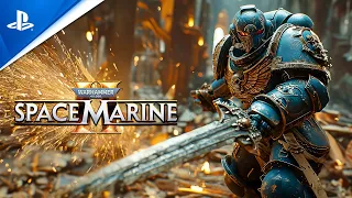 WARHAMMER 40K SPACE MARINE 2 PS5 Gameplay Demo | New Brutal Action RPG coming in 2024