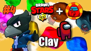 Crow BS x Among Us with clay | BRAWL STARS ✅