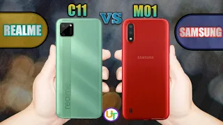 realme C11 vs samsung M01 Compare