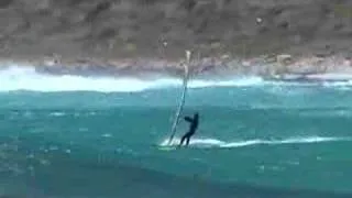 Windsurfing at Scarborough,Cape Town