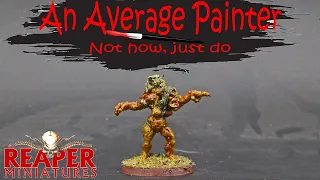 TIMELAPSE - Painting the Troll Matron (02520) from Reaper Miniatures