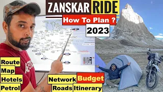 HOW TO PLAN ZANSKAR Ride in 2024 (Ladakh) | Best Route Plan, Budget & Itinerary | Full Travel Guide