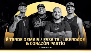 É tarde demais / Essa Tal Liberdade / Corazón Partío - Pagode Playlist(Cover)