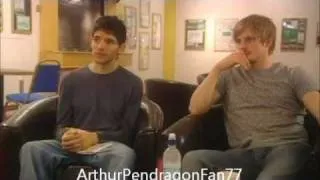 Bradley James and Colin Morgan- The Real Merlin And Arthur [2/3]