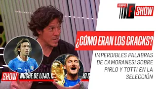 ¿Cómo eran #Pirlo y #Totti en el vestuario? ¡Mauro #Camoranesi lo contó en #ESPNFShow!