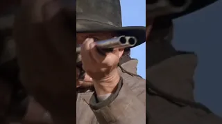 Kevin Costner uses a  Colt Model 1878 Shotgun. Wyatt Earp (1994). Lawrence Kasdan 📽