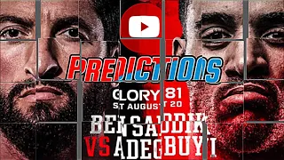 Jamal Ben Saddik VS Benjamin Adegbuyi: GLORY 81 Fight PREDICTIONS | Kickboxing 2022