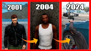 Evolution of Cover Mechanics in GTA Games! (2001 - 2024)