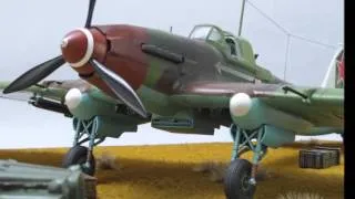 Accurate Miniatures 1/48th scale IL-2M3 to "Down With Enemy Planes"