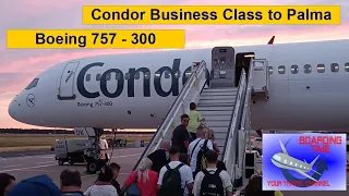 BoardingTime! "Condor Business Class" to Palma de Mallorca - Boeing 757-300 - Trip report - June2023